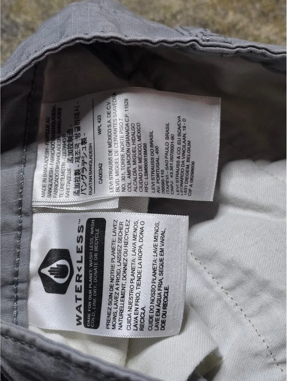 Levi’s Men’s Carrier Cargo Shorts Size 38 Gray Ripstop Utility Pockets